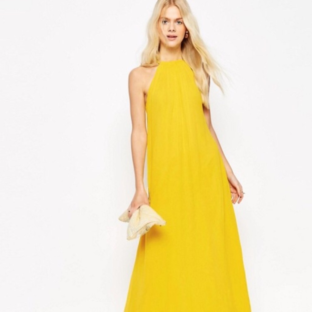 ASOS Yellow Maxi Dress